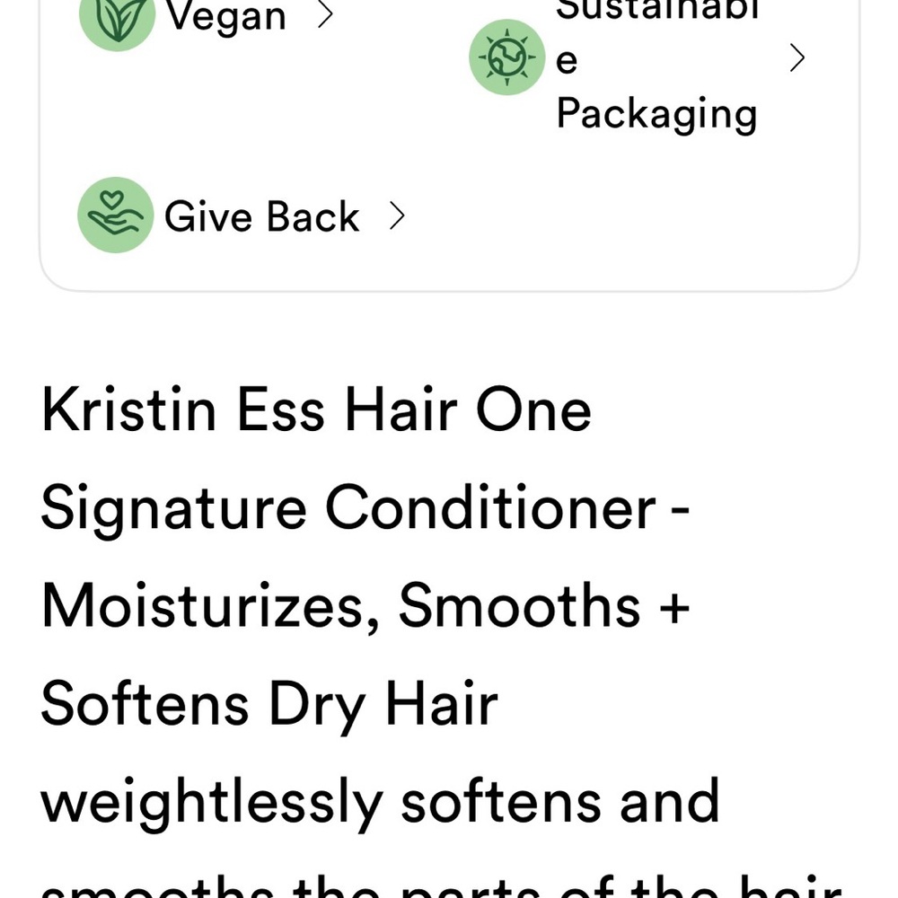 Kristin Ess The One Signature Shampoo and Conditioner Set Full Size - Picture 3 of 3